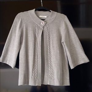 FLARE QUARTER SLEEVE CARDIGAN